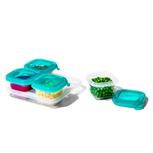 Load image into Gallery viewer, OXO Tot Silicone Baby Blocks 4oz - Teal
