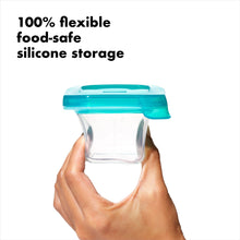 Load image into Gallery viewer, OXO Tot Silicone Baby Blocks 4oz - Teal
