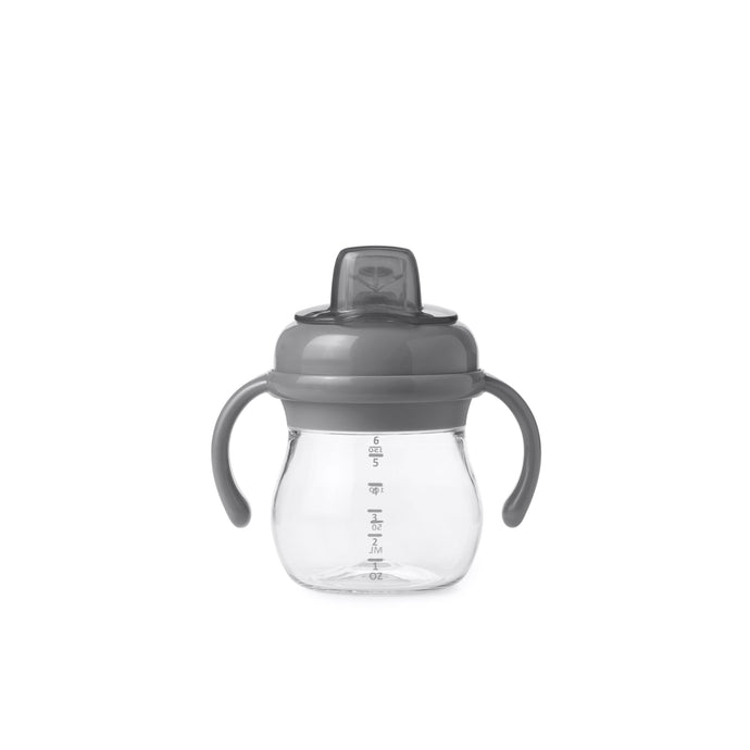 OXO Tot Grow Soft Spout Cup with Removable Handles - Grey
