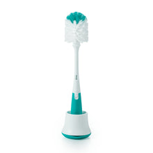 Load image into Gallery viewer, OXO TOT Bottle Brush With Detail Cleaner &amp; Stand - Teal
