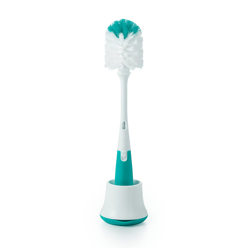 OXO TOT Bottle Brush With Detail Cleaner & Stand - Teal