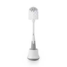 Load image into Gallery viewer, OXO Tot Bottle Brush with Detail Cleaner &amp; Stand - Grey
