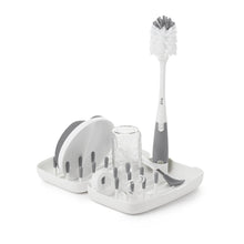 Load image into Gallery viewer, OXO Tot On-The-Go Drying Rack &amp; Bottle Brush - Teal
