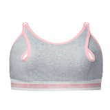 Bravado Designs BClip And Pump Hands-Free Nursing Bra Accessory - Sustainable - Dove Heather With Dusted Peony