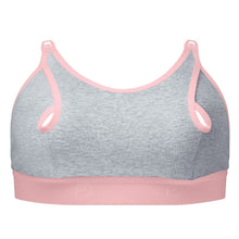 Load image into Gallery viewer, Bravado Designs Clip and Pump Hands-Free Nursing Bra Accessory - Dove Heather with Dusted Peony S
