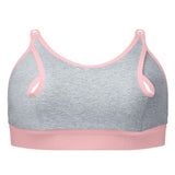 Bravado Designs Clip and Pump Hands-Free Nursing Bra Accessory - Dove Heather with Dusted Peony