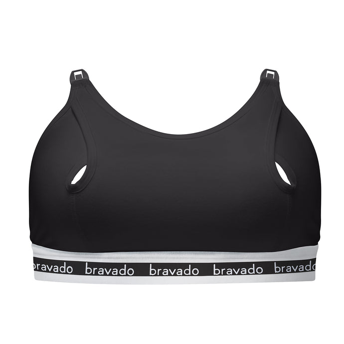Bravado Designs Clip And Pump Hands-Free Nursing Bra Accessory - Sustainable - Black S