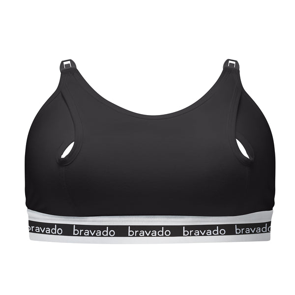 Bravado Designs Clip And Pump Hands-Free Nursing Bra Accessory - Sustainable - Black XL