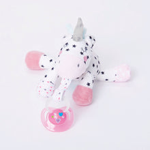 Load image into Gallery viewer, Bubble Pacifier Holder - Sparkle the Unicorn
