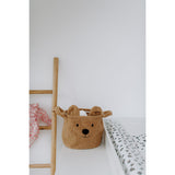 Childhome Teddy Storage Basket - Brown - 25x20x20CM