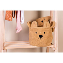 Load image into Gallery viewer, Childhome Teddy Storage Basket - Brown - 25x20x20CM
