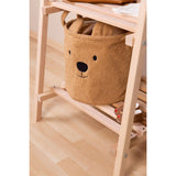 Childhome Teddy Storage Basket - Brown - 30x30x30CM
