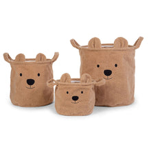Load image into Gallery viewer, Childhome Teddy Storage Basket - Brown - 40x40x40CM

