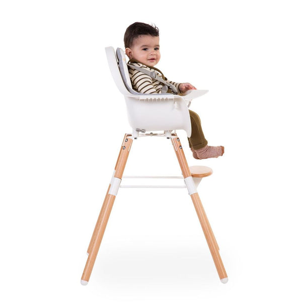 Childhome Evolu 2 High Chair - Natural White