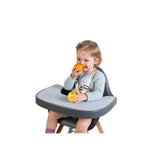 Childhome Evolu Feeding Tray + Silicone Placemat - Anthracite