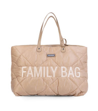 Load image into Gallery viewer, Childhome Family Bag Nursery Bag Puffered Beige

