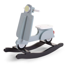 Load image into Gallery viewer, Childhome Rocking Scooter - Mint Blue/Black
