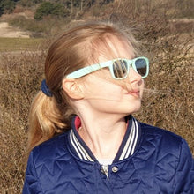 Load image into Gallery viewer, Koolsun Wave Kids Sunglasses - Bleached Aqua 3-10 yrs
