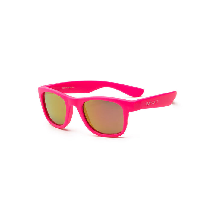 Koolsun Wave Kids Sunglasses - Neon Pink 3-10 yrs
