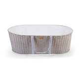 Childhome Moses Basket - Grey (Lining + Handles + Mattress)