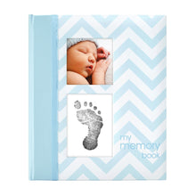 Load image into Gallery viewer, Babybook - Chevron Blue
