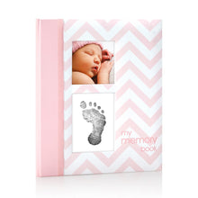 Load image into Gallery viewer, Babybook - Chevron Pink
