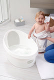 Shnuggle Toddler Bath - White with Light Grey Backrest