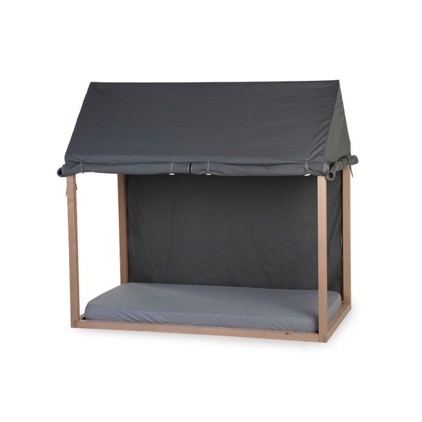 Childhome Bed Frame House Cover - Anthracite - 70x140CM