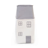 Childhome Toy Box House - Polyester - Grey Off White