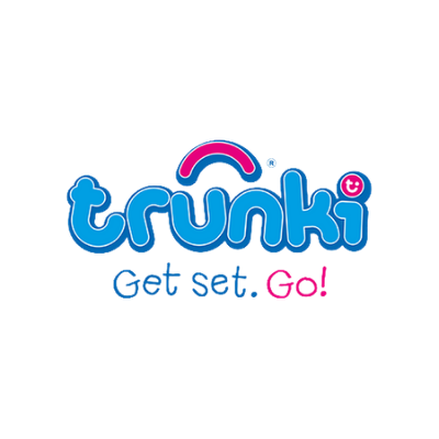 Trunki Ride on Luggage Rocco Race Car Bloom Connect ID